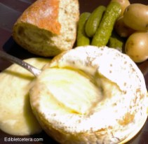 Hot Melted Camembert or Brie.