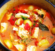 Fish Stew with Sherry & Baby Potatoes.