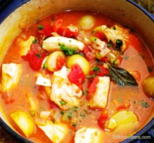 Fish Stew with Sherry & Baby Potatoes.
