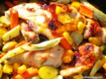 Honey & Rosemary Roastedd Chicken & Root Vegetables