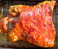 Spiced, Roasted Pork Belly