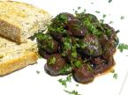 Mushrooms marinated in Red Wine & Fennel seed