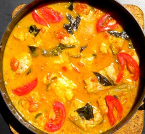 Kerala Fish Curry with Coconut Milk.