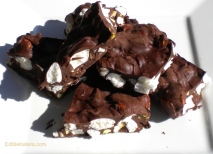 Dark Cocolate Rocky Road with Toasted Hazelnuts