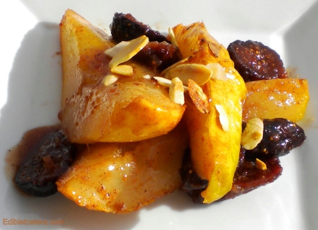 Warm Spiced Pears & Figs