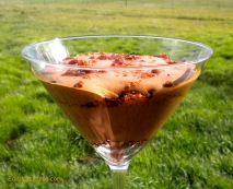 Chocolate Mousse with Hazelnut Praline
