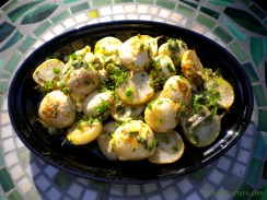 Roast Baby Turnips with a Lemon Herb Vinaigrette