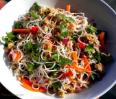 Asian Turkey & Rice Noodle Salad